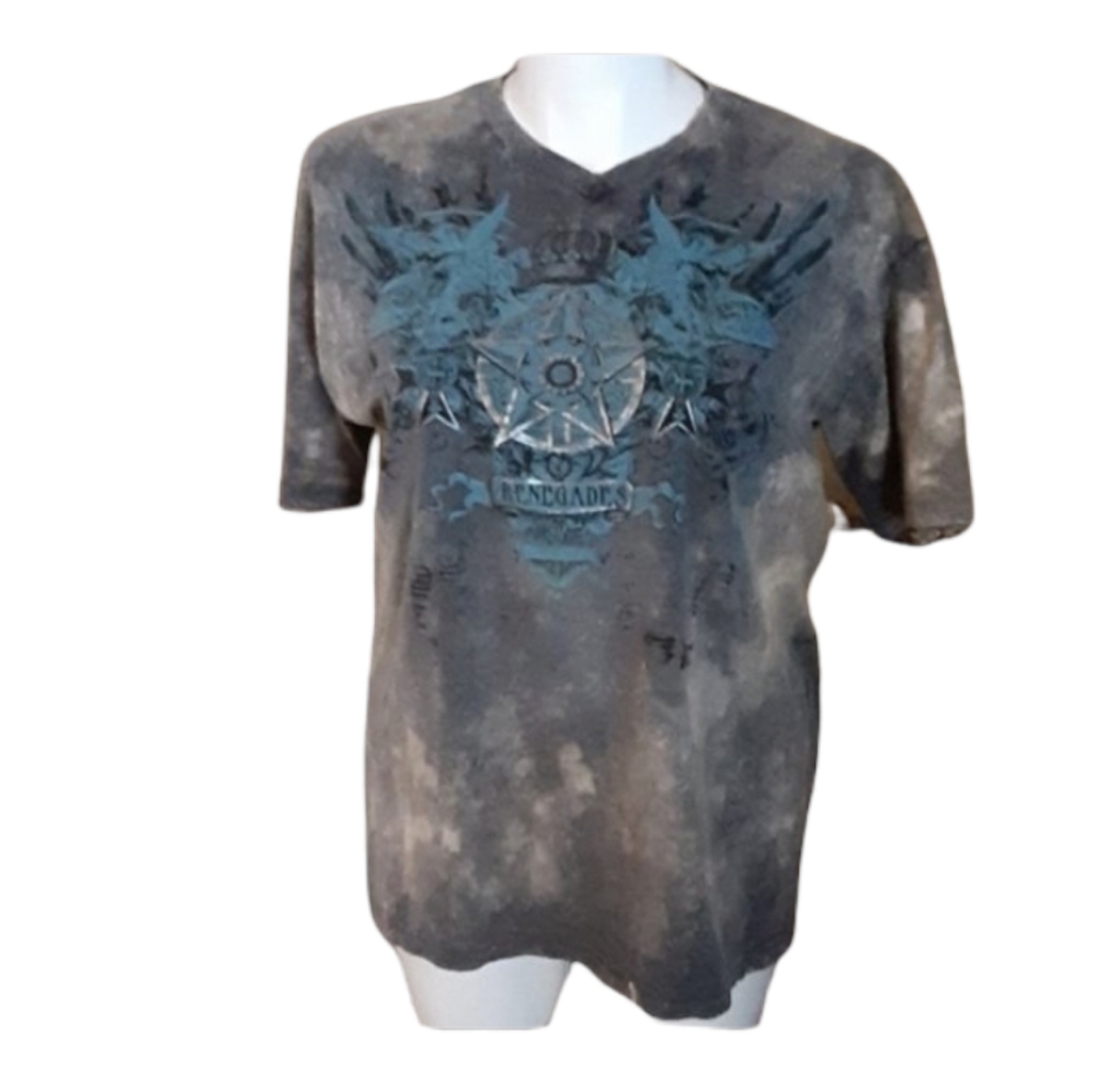 Renegades Music Tie Dye Bleached Graphic T…